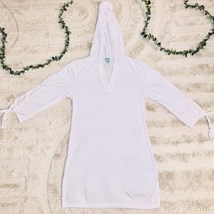 (NWOT) Balance Cover-Up Collection Yoga/Swim Hooded Cover-Up Dress
